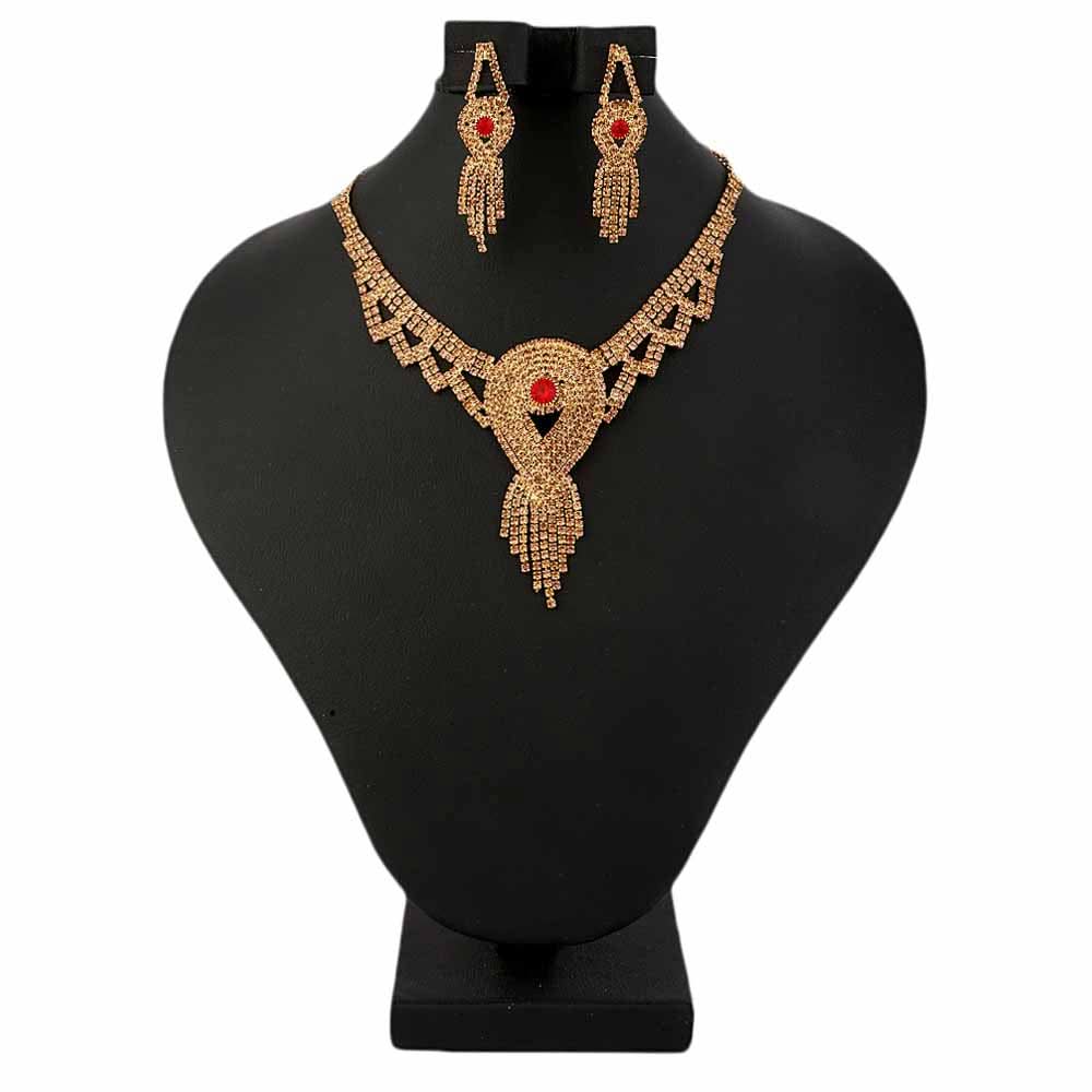 Women's Fancy Jewellery Set - Copper Red, Women, Jewellery Set, Chase Value, Chase Value
