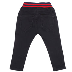 Boys Satin Rib Jeans - Black, Boys Pants, Chase Value, Chase Value