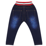 Boys Satin Rib Jeans - Dark Blue, Boys Pants, Chase Value, Chase Value
