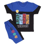 Boys Half Sleeves Suit - Blue, Kids, Boys Sets And Suits, Chase Value, Chase Value