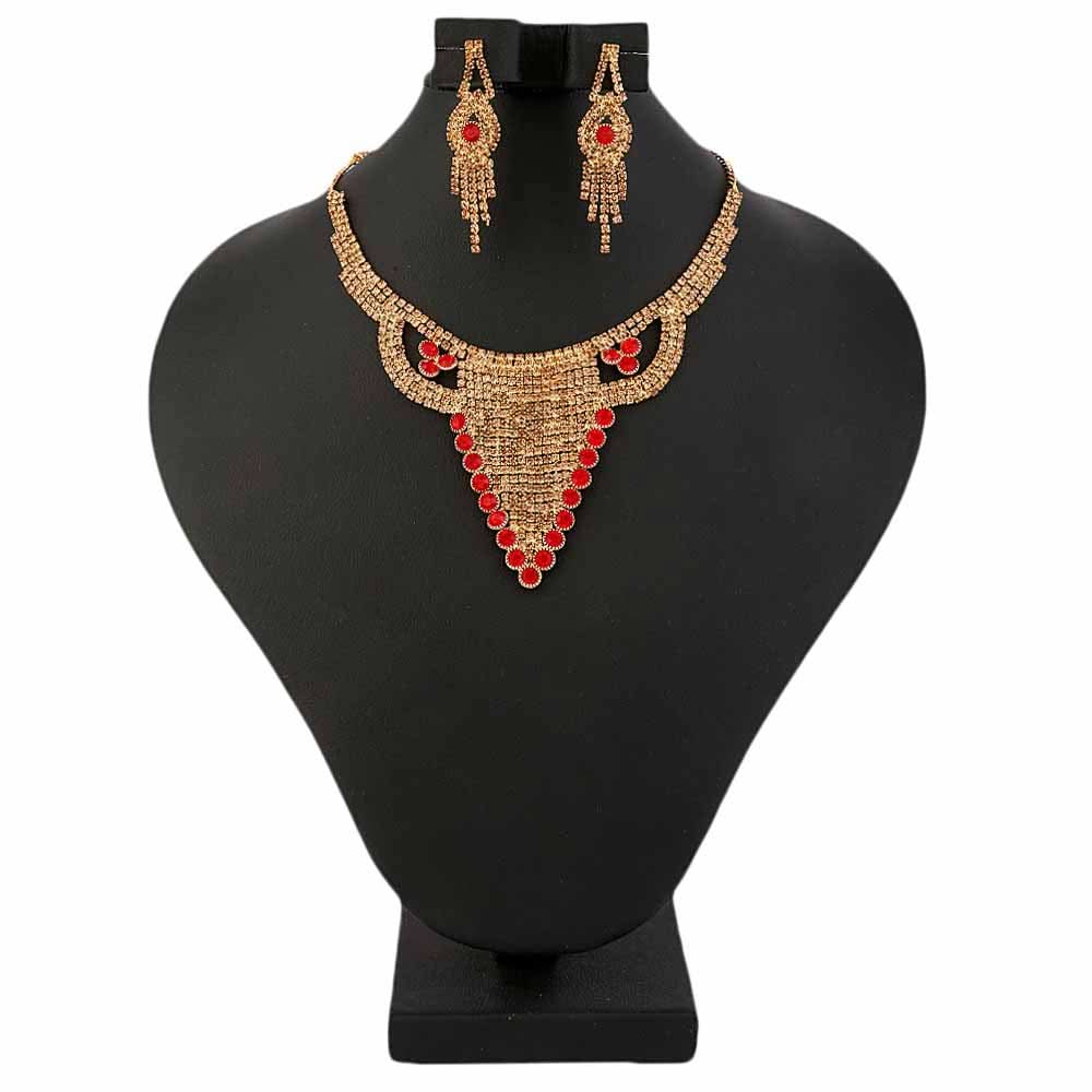 Women's Jewellery Set - Copper & Red, Women, Jewellery Set, Chase Value, Chase Value