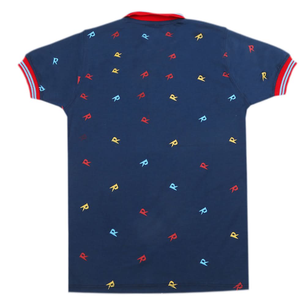 Boys Half Sleeves T-Shirt - Blue, Boys T-Shirts, Chase Value, Chase Value