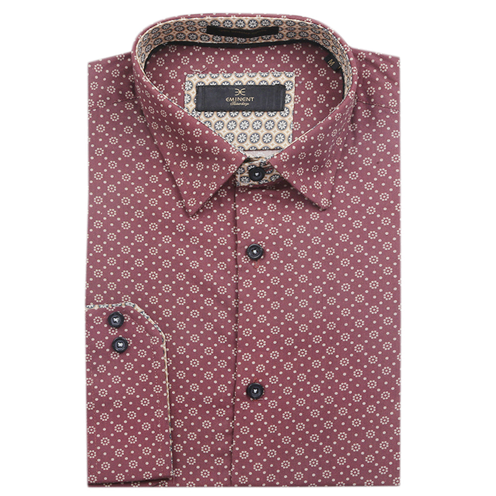 Men's Eminent Saturday Printed Shirt - Maroon, Men, Shirts, Eminent, Chase Value