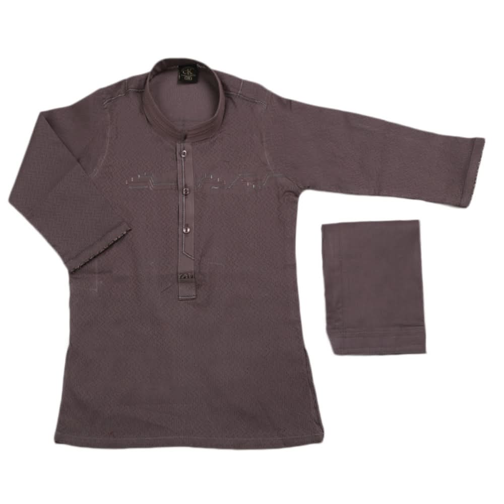 Boys Fancy Shalwar Suit - Light Brown, Kids, Boys Shalwar Kameez, Chase Value, Chase Value