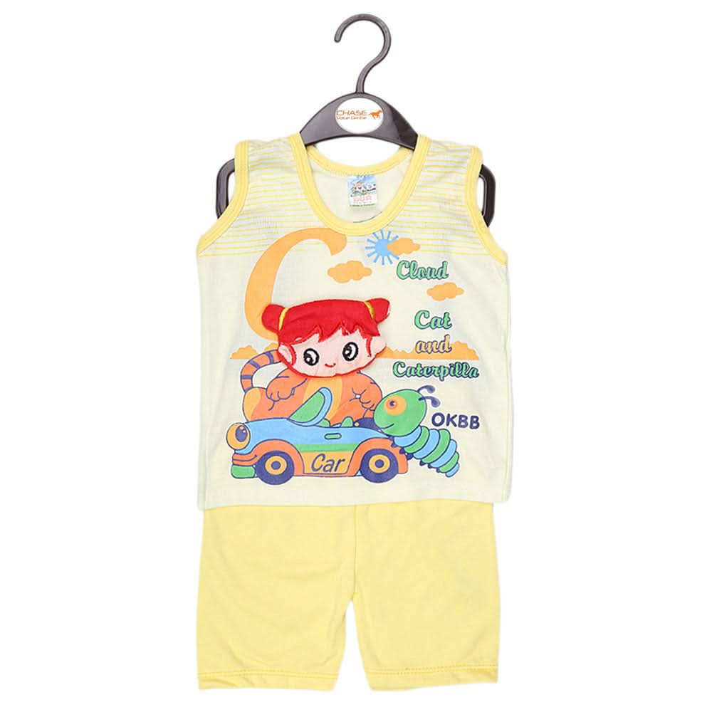 Boys Sando Suit 1949 - Yellow, Kids, Boys Sets And Suits, Chase Value, Chase Value