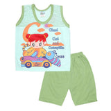 Boys Sando Suit 1949 - Green, Kids, Boys Sets And Suits, Chase Value, Chase Value