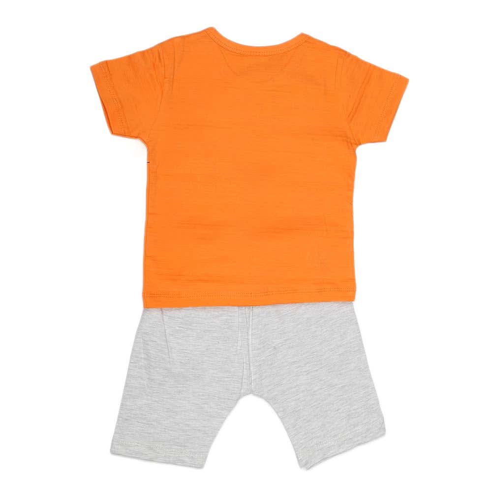 Boys Half Sleeves Suit (2153) - Orange, Kids, Boys Sets And Suits, Chase Value, Chase Value