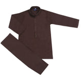 Boys Embroidered Shalwar Suit - Dark Green, Boys Shalwar Kameez, Chase Value, Chase Value