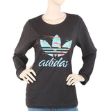 Women's Full Sleeves T-Shirt - Black, Women, T-Shirts And Tops, Chase Value, Chase Value