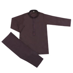Boys Embroidered Shalwar Suit - Purple, Boys Shalwar Kameez, Chase Value, Chase Value