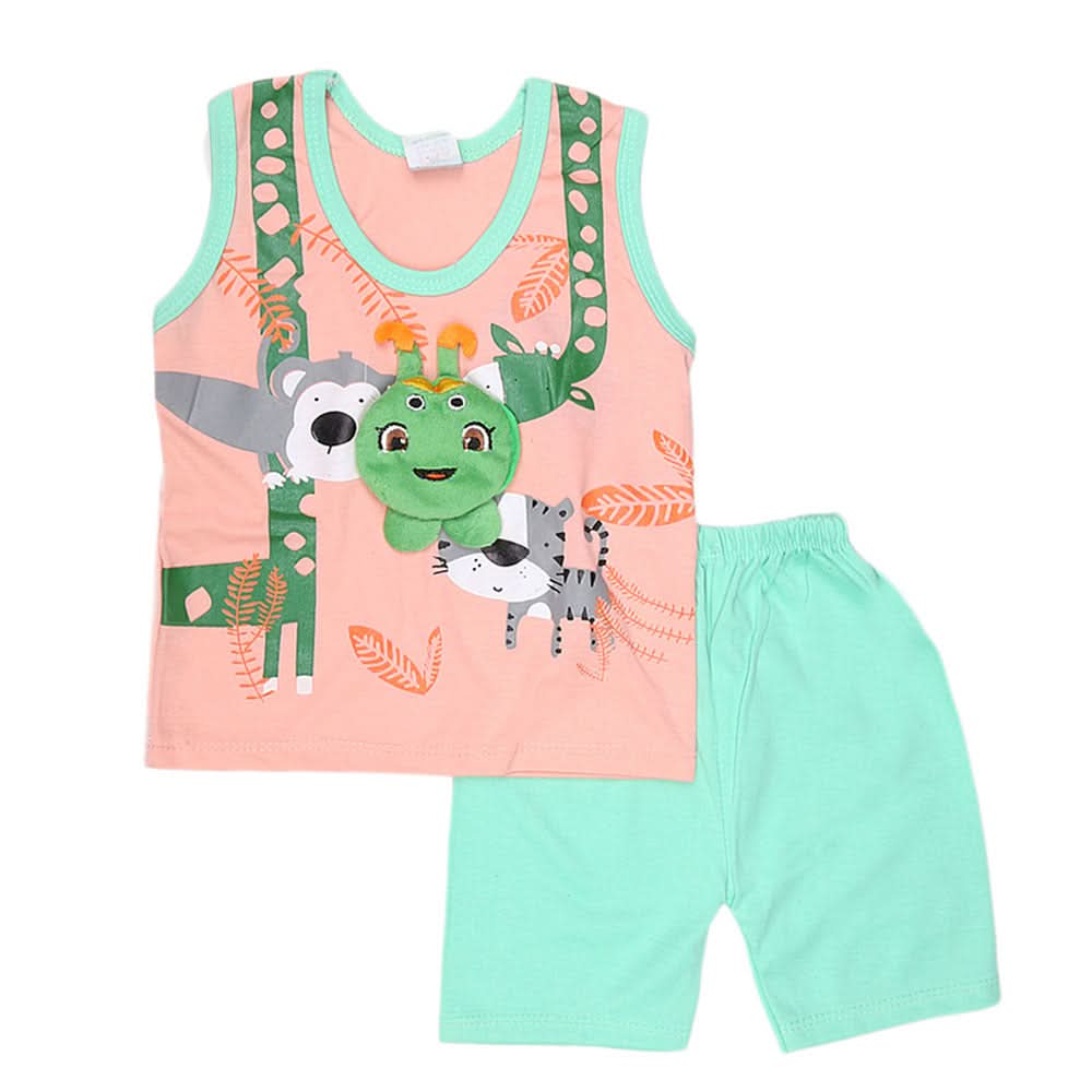 Boys Sando Suit 1936 - Pink, Kids, Boys Sets And Suits, Chase Value, Chase Value
