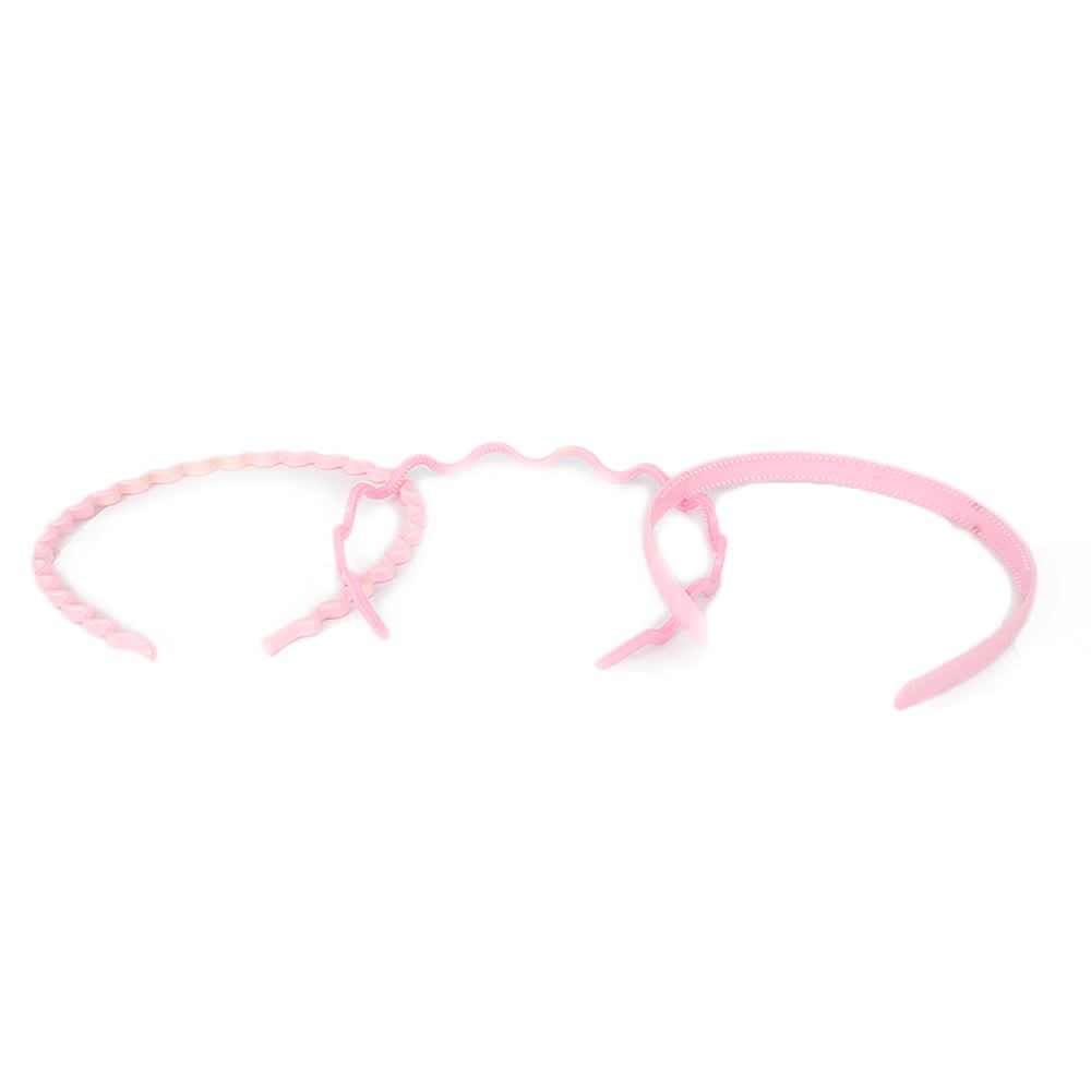 Pack Of 3 Hairbands - Pink, Kids, Hair Accessories, Chase Value, Chase Value