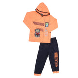 Boys 2 Pcs Suit Full Sleeves - Orange, Kids, Boys Sets And Suits, Chase Value, Chase Value