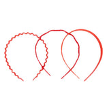 Girls Pack Of 3 Hairbands - Red, Kids, Hair Accessories, Chase Value, Chase Value