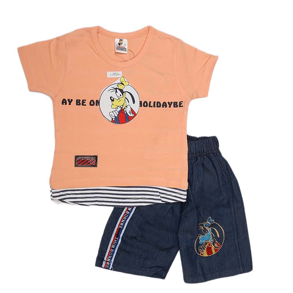 Boys 2 Piece Suit - Peach, Kids, Boys Sets And Suits, Chase Value, Chase Value