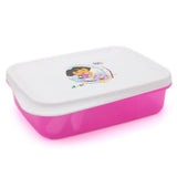 Slim Line Lunch Box JZ-670 - White, Kids, Tiffin Boxes And Bottles, Chase Value, Chase Value