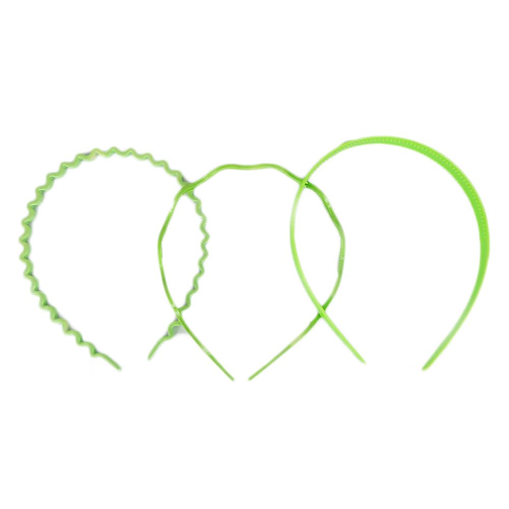 Girls Pack Of 3 Hairbands - Green, Kids, Hair Accessories, Chase Value, Chase Value