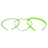 Girls Pack Of 3 Hairbands - Green, Kids, Hair Accessories, Chase Value, Chase Value