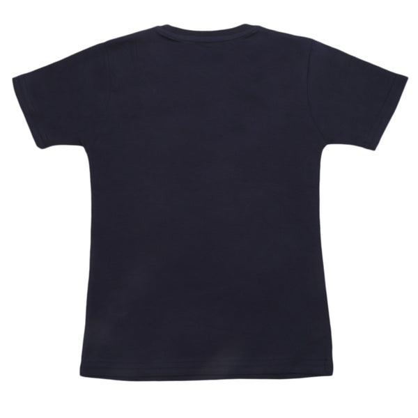 Eminent Boy's Half Sleeves T-Shirt - Navy Blue, Boys T-Shirts, Eminent, Chase Value