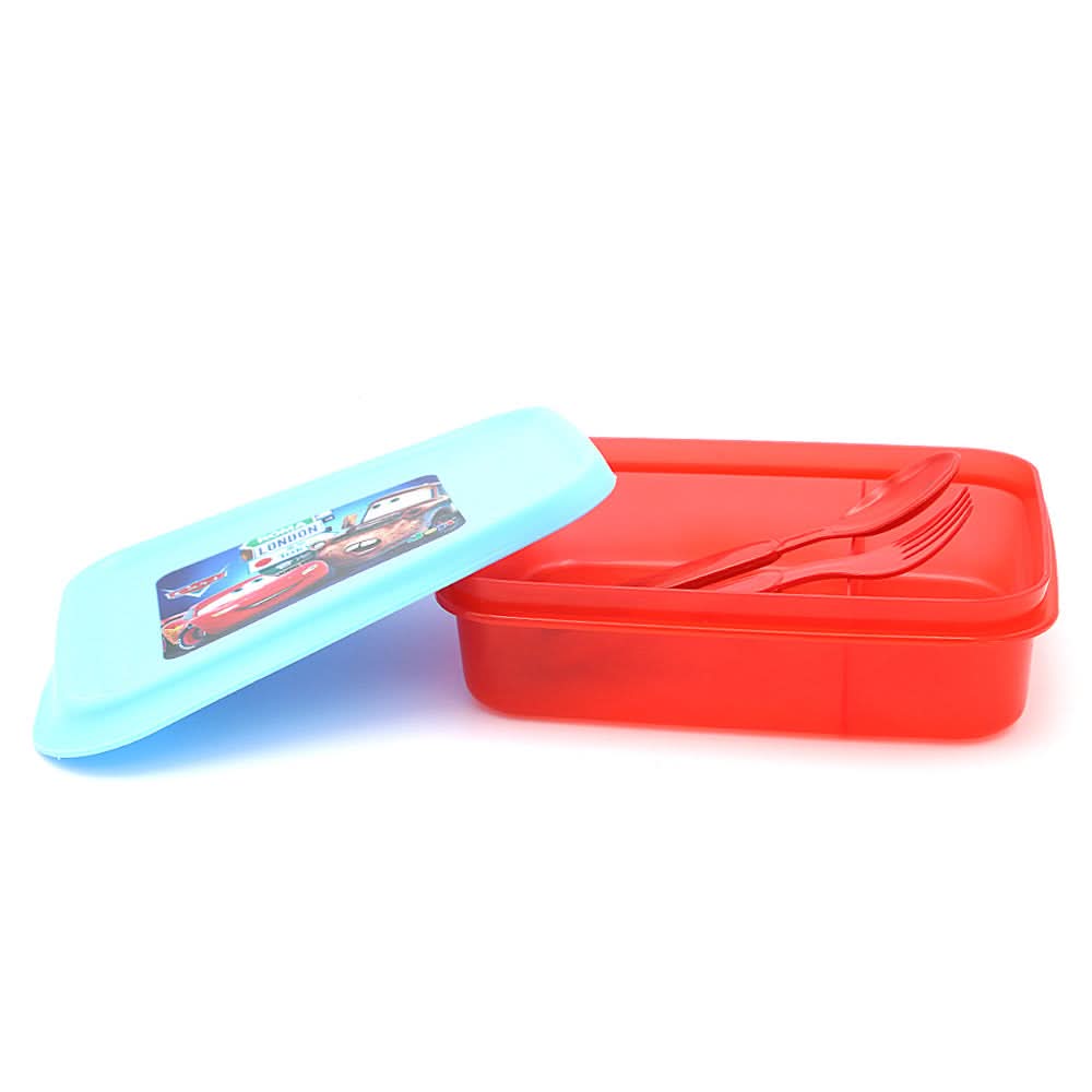 Slim Line Lunch Box JZ-670 - Blue, Kids, Tiffin Boxes And Bottles, Chase Value, Chase Value