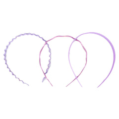Girls Pack Of 3 Hairbands - Purple, Kids, Hair Accessories, Chase Value, Chase Value