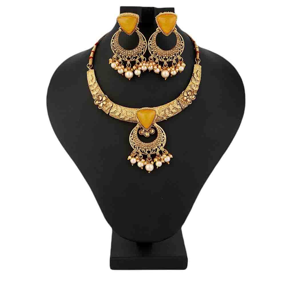 Women's Jewellery Set - Yellow, Women, Jewellery Set, Chase Value, Chase Value