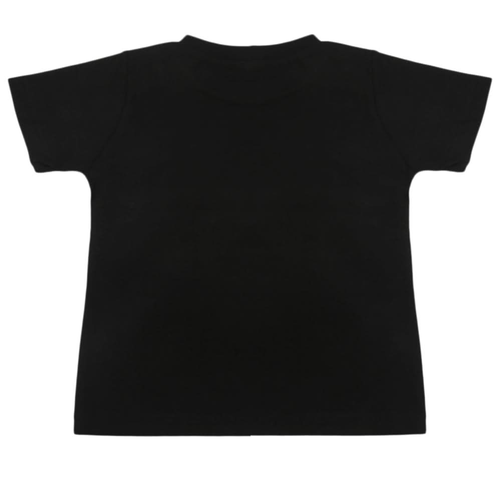 Boys Half Sleeves T-Shirt - Black, Boys T-Shirts, Chase Value, Chase Value