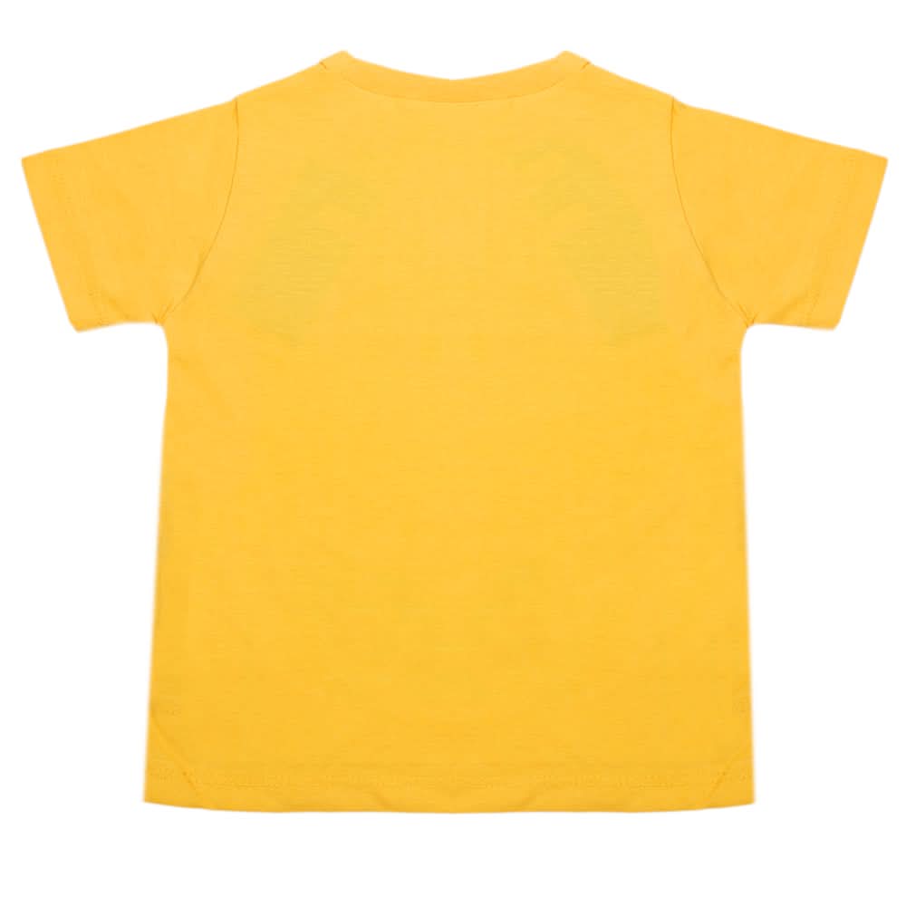 Boys Half Sleeves T-Shirt - Yellow, Boys T-Shirts, Chase Value, Chase Value