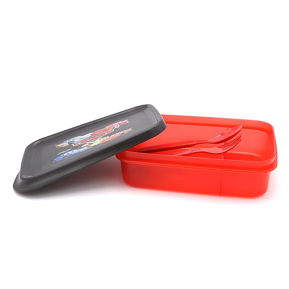 Slim Line Lunch Box JZ-670 - Black, Kids, Tiffin Boxes And Bottles, Chase Value, Chase Value