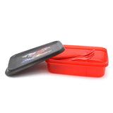 Slim Line Lunch Box JZ-670 - Black, Kids, Tiffin Boxes And Bottles, Chase Value, Chase Value