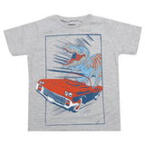 Boys Half Sleeves T-Shirt - Light Grey, Boys T-Shirts, Chase Value, Chase Value