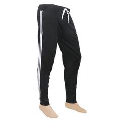Men's Fancy 3 Strip Trouser - Black, Men, Lowers And Sweatpants, Chase Value, Chase Value