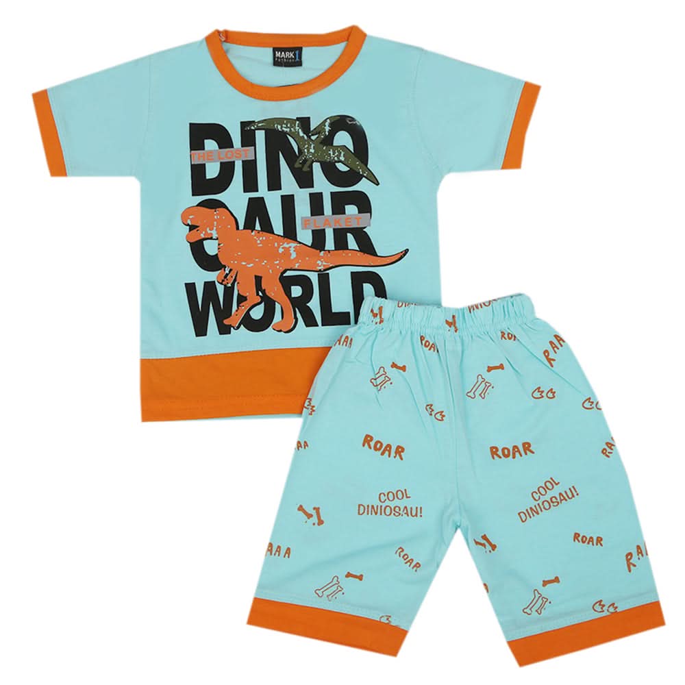 Boys Short Suit - Cyan, Kids, Boys Sets And Suits, Chase Value, Chase Value