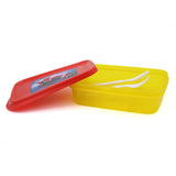Slim Line Lunch Box JZ-670 - Red, Kids, Tiffin Boxes And Bottles, Chase Value, Chase Value