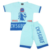 Boys Short Suit - Cyan, Kids, Boys Sets And Suits, Chase Value, Chase Value