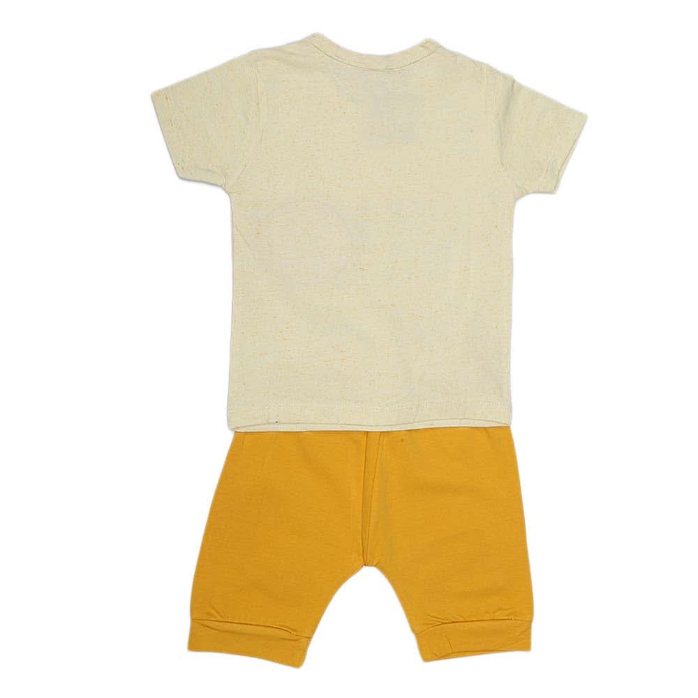 Boys Half Sleeves Suit (2191) - Yellow, Kids, Boys Sets And Suits, Chase Value, Chase Value