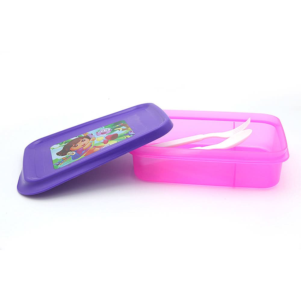 Slim Line Lunch Box JZ-670 - Purple, Kids, Tiffin Boxes And Bottles, Chase Value, Chase Value
