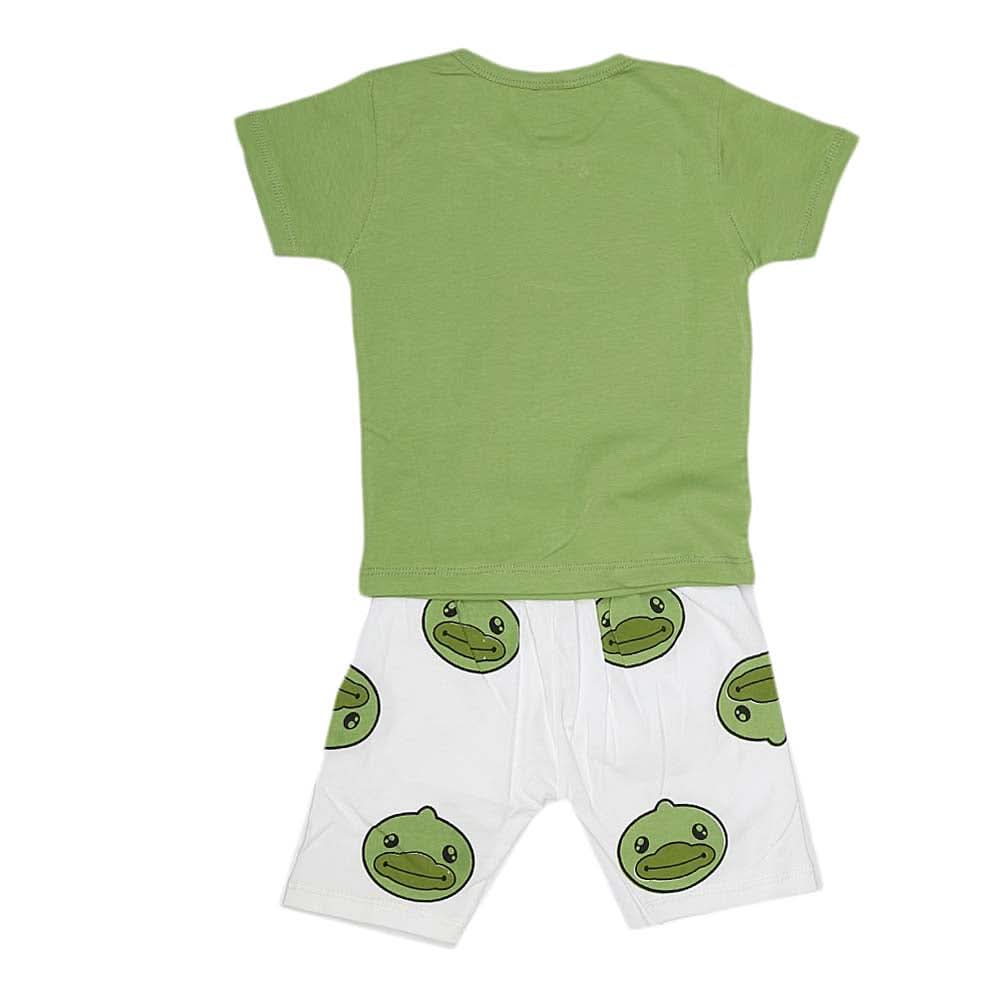 Boys Half Sleeves Suit (2312) - Green, Kids, Boys Sets And Suits, Chase Value, Chase Value