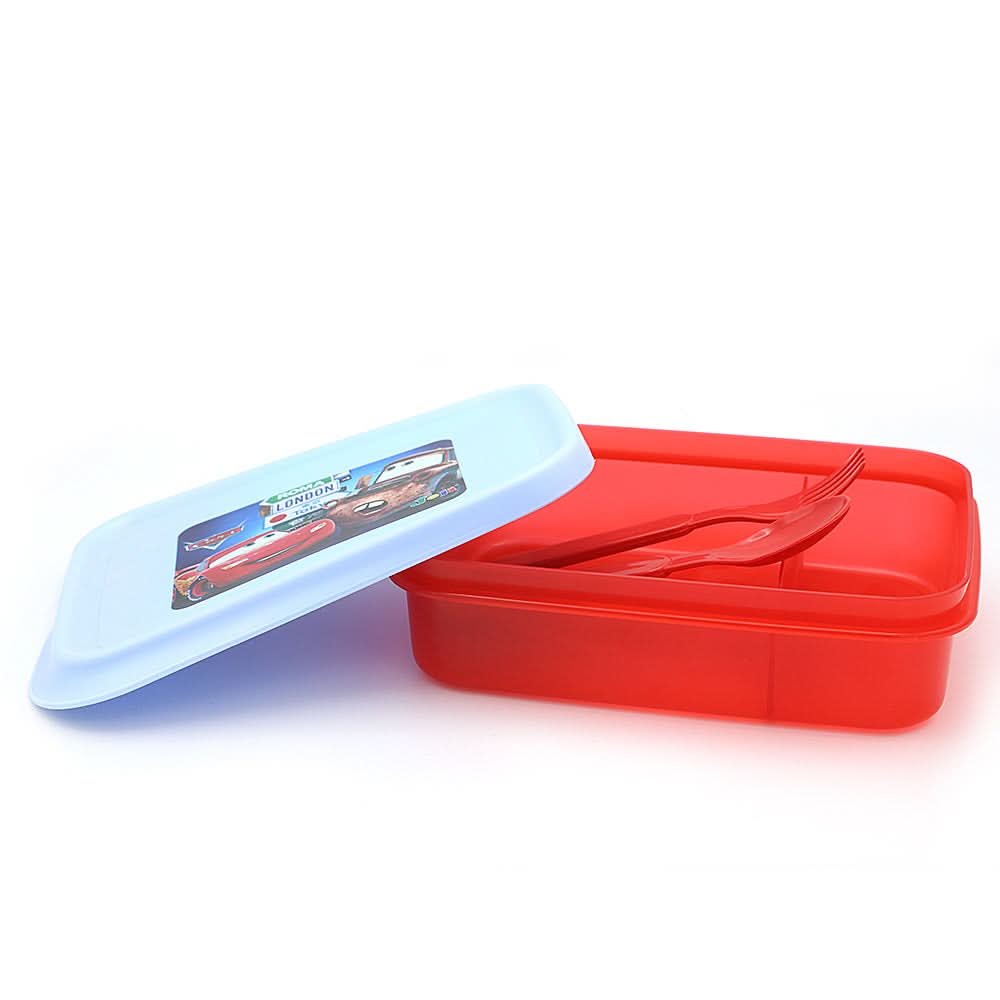 Slim Line Lunch Box JZ-670 - Light Blue, Kids, Tiffin Boxes And Bottles, Chase Value, Chase Value