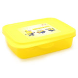 Slim Line Lunch Box JZ-670 - Yellow, Kids, Tiffin Boxes And Bottles, Chase Value, Chase Value