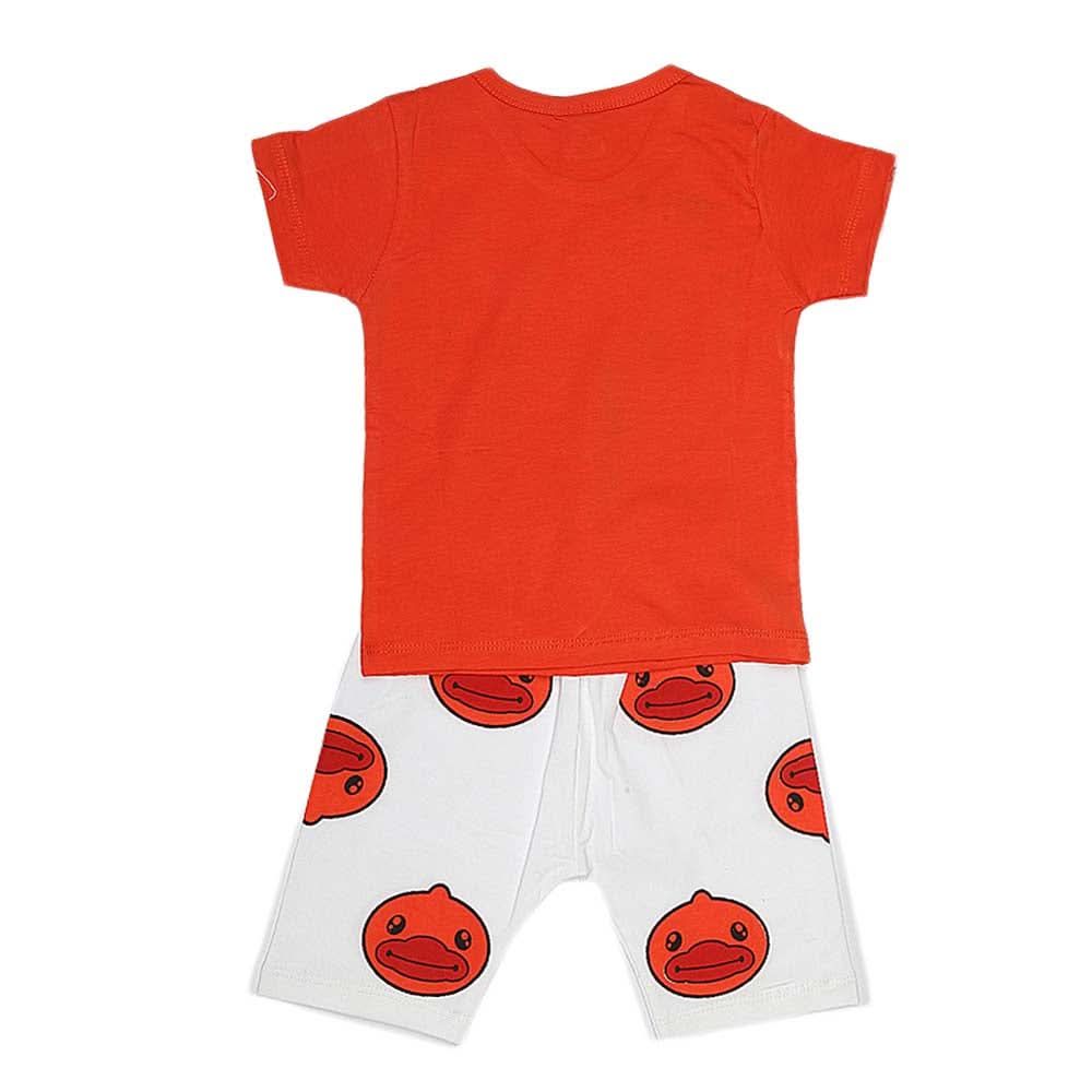 Boys Half Sleeves Suit (2312) - Orange, Kids, Boys Sets And Suits, Chase Value, Chase Value
