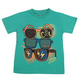 Boys Half Sleeves T-Shirt - Green, Boys T-Shirts, Chase Value, Chase Value