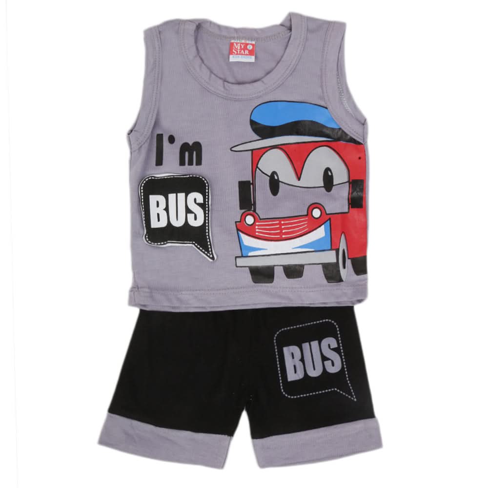 Newborn Boys Sando Suit 913 - Purple, Kids, Boys Sets And Suits, Chase Value, Chase Value
