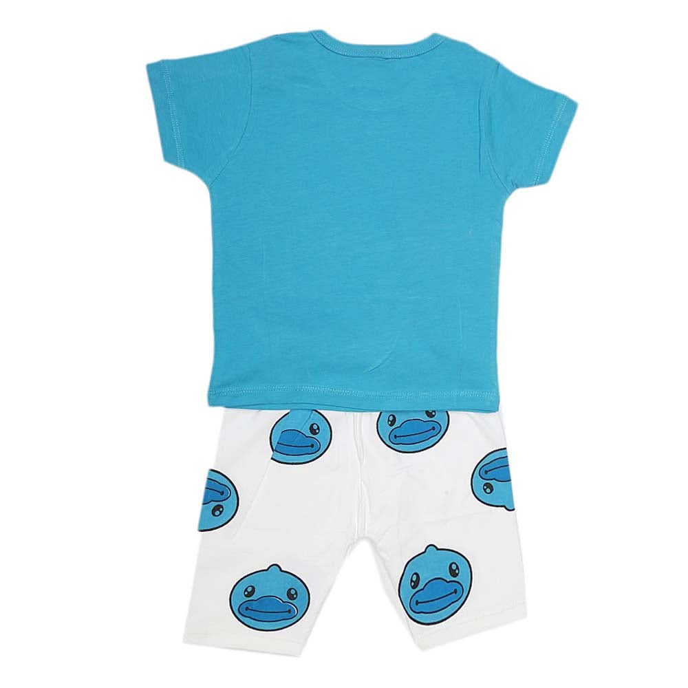 Boys Half Sleeves Suit (2312) - Blue, Kids, Boys Sets And Suits, Chase Value, Chase Value
