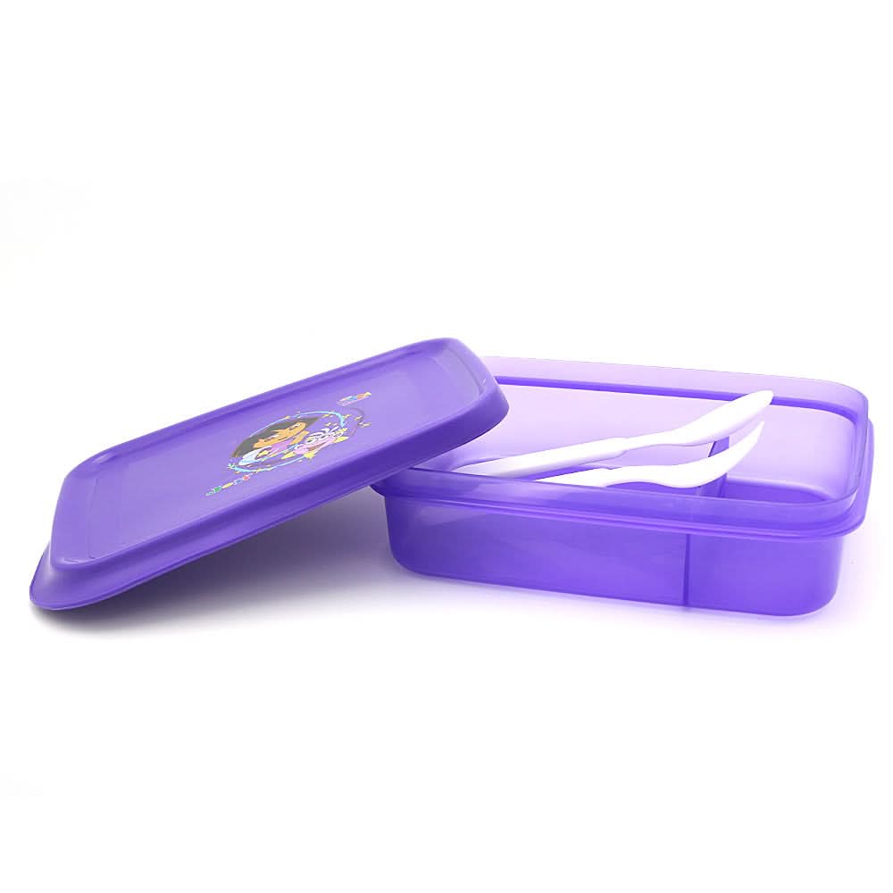 Slim Line Lunch Box JZ-670 - Purple, Kids, Tiffin Boxes And Bottles, Chase Value, Chase Value