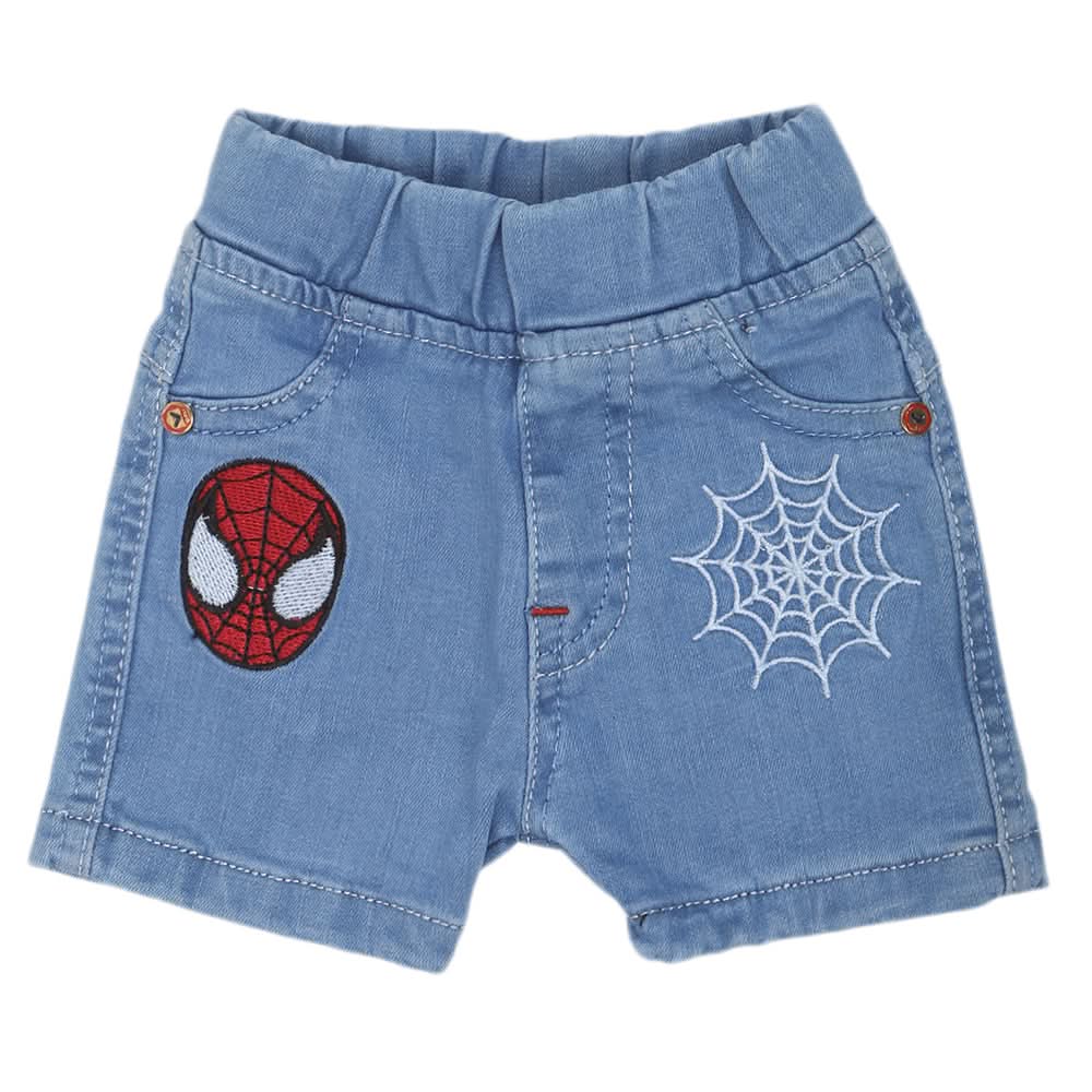 Newborn Boys Short Denim B-2 - Blue, Kids, NB Boys Shorts And Pants, Chase Value, Chase Value