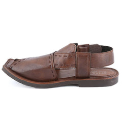 Men's Peshawari Sandals (P003) - Coffee - test-store-for-chase-value