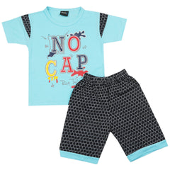 Boys Short Suit - Blue, Kids, Boys Sets And Suits, Chase Value, Chase Value
