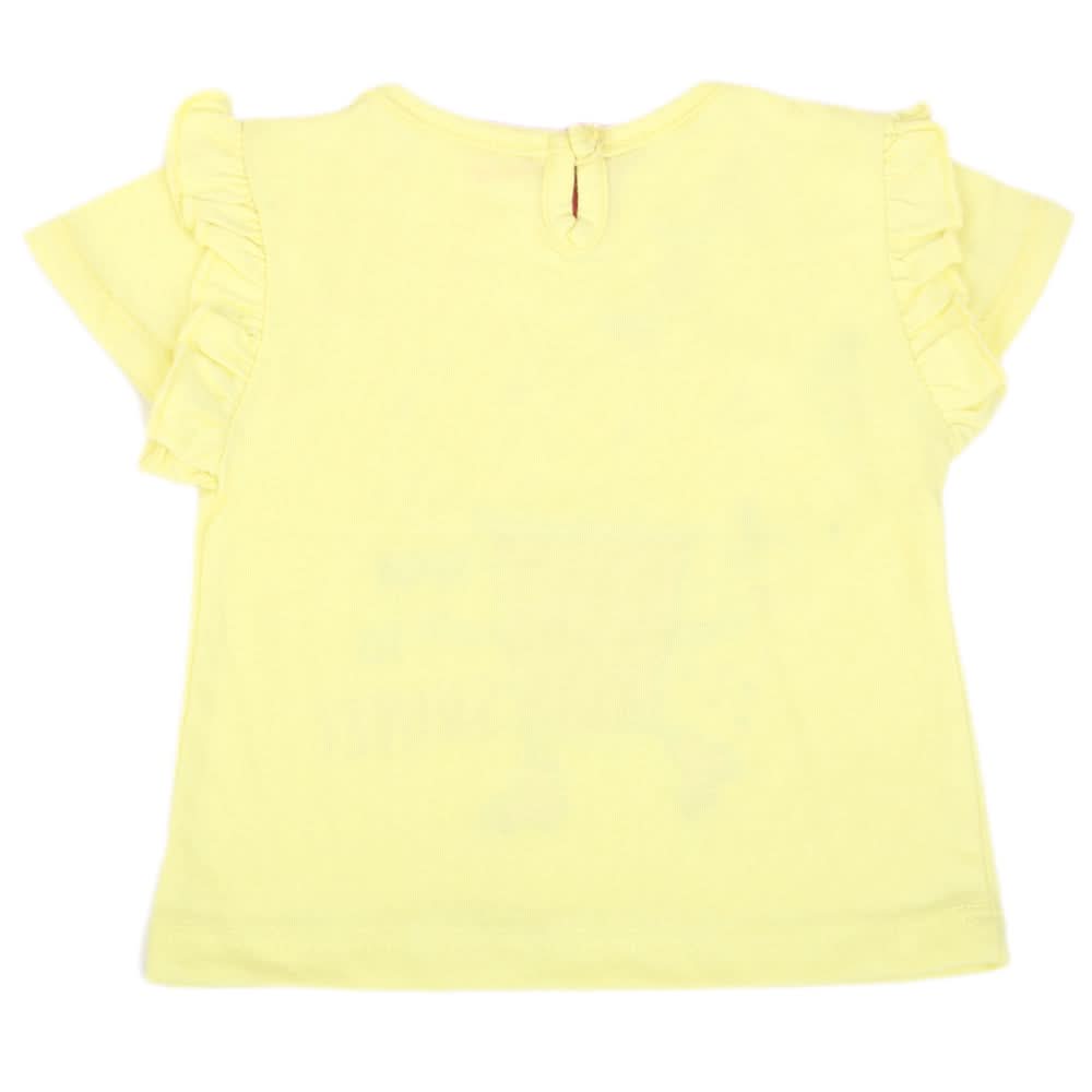 Newborn Girls Time To Shine T-Shirt - Yellow, Kids, NB Girls T-Shirts, Chase Value, Chase Value