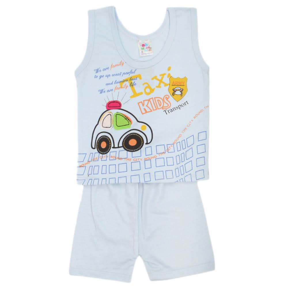 Newborn Girls Sando Suit 2465 - Blue, Kids, NB Girls Sets And Suits, Chase Value, Chase Value